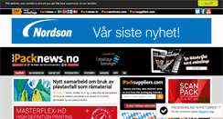 Desktop Screenshot of packnews.no