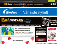 Tablet Screenshot of packnews.no